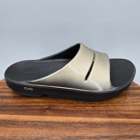 Oofos Ooahh Sandals Mens 9 Luxe Comfort Sport Athletic Recovery Slip On Slides main image 5